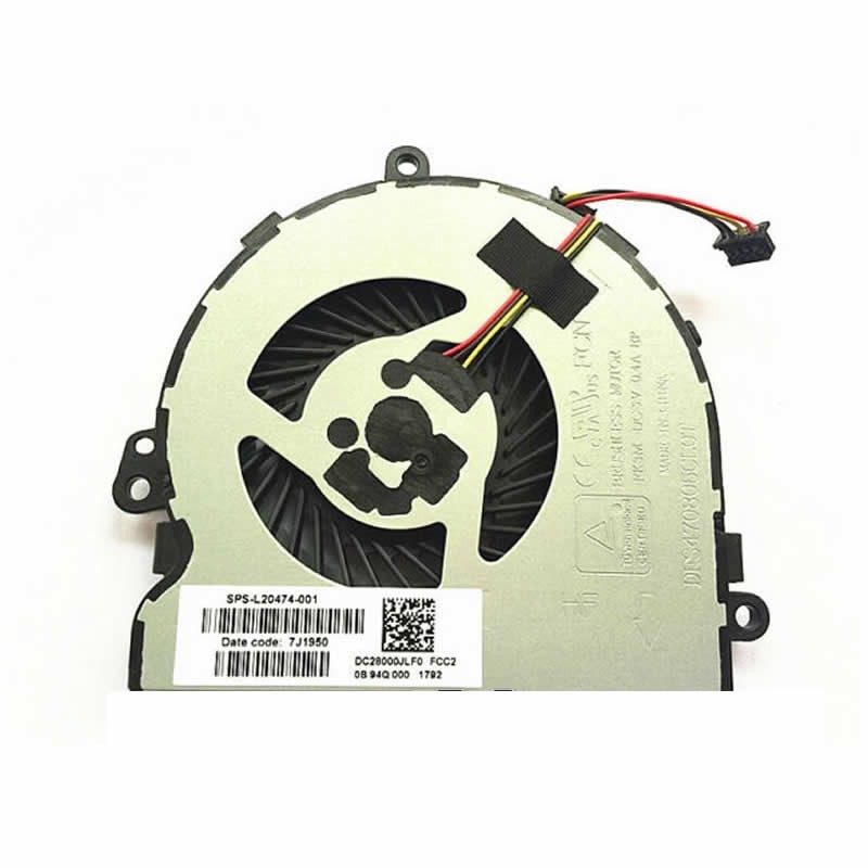 ventilateur pour ordinateur portable hp pavilion 15-db series dfs470805clot ventilateur pour ordinateur portable hp pavilion 15-db series dfs470805clot