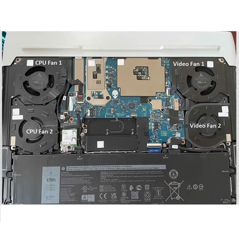 ventilateur ordinateur Dell Alienware X15 R1 - X15 R2 ventilateur ordinateur Dell Alienware X15 R1 - X15 R2