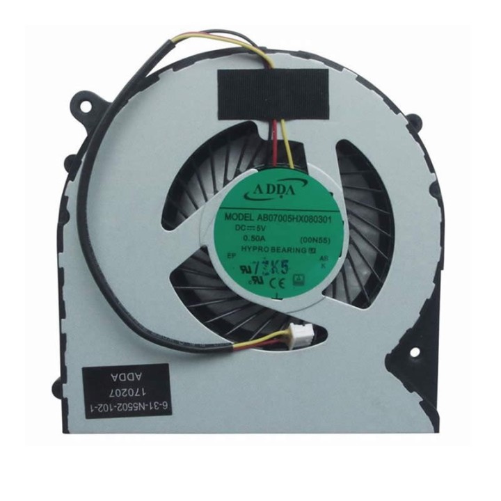 ventilateur ordinateur portable Clevo N550 n770wu N350d - 3fils