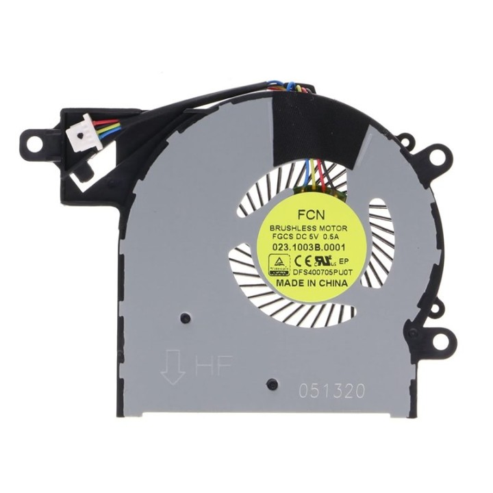 Ventilateur HP x360 13-S Neuf | Connecteur 4-Pins | Réf 809825-001