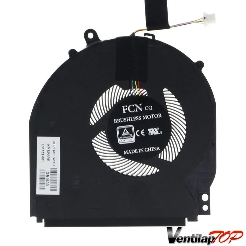 ventilateur ordinateur portable hp pavilion x360 14M-dh0003 series dfs200405by0t-flb7